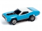 1971 Plymouth Road Runner *Flamethrower X Traction Release 33*, blue, 1/64, Autoworld SC366D