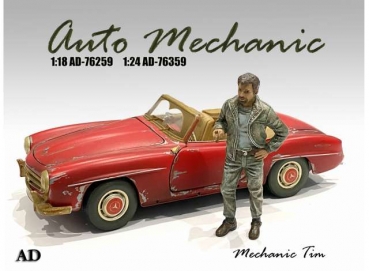 Figur - Mechanic Tim, 1/24, American Diorama 76359