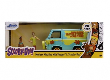 Scooby Doo Mystery Machine with Shaggy & Scooby Figure, 1/24 Diecast, Jada31720Jada31720