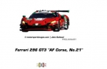 Ferrari 296 GT3 AF Corse Nr.21 DTM 2023, Digital132, Carrera 20032001