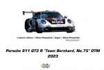 Porsche 911 GT3 Team Bernhard Nr.75 DTM 2023, Digital132, Carrera 20032003