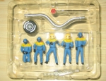 Figurensatz Mechaniker, blau, Carrera 20021132