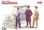 Henry Ford & Co Figurines, 1/24 plastic modelkit, ICM24003