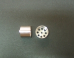 Felgen ProRacing DM 16,5x15-17mm f.3mm Achsen; Aluminium Flachhump m.Innensechskant, 2 Stk, Sigma 8037BP